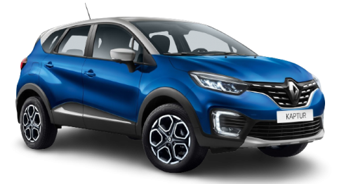 2D коврики EVA в салон и багажник на Renault Kaptur FWD рестайлинг (2020-2022)