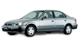 2D коврики EVA в салон на Honda Civic VI седан (1995-2002)