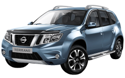 3D коврики EVA с бортами в салон  на Nissan Terrano III (2014-2016)